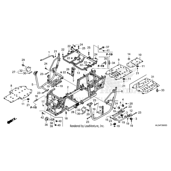 Bracket, Parking by Honda