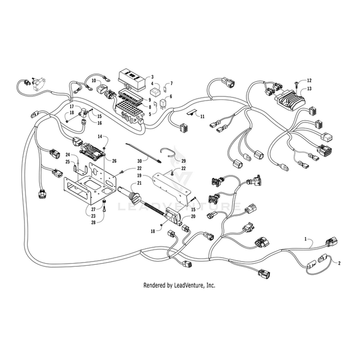 Bracket, Pdm - Ptd By Arctic Cat