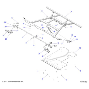 Bracket-Plate,Cam,Hvac,Ecoat by Polaris 5271928-329 OEM Hardware P5271928-329 Off Road Express