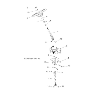 Bracket-Power Steering,Blk by Polaris 5257034-329 OEM Hardware P5257034-329 Off Road Express