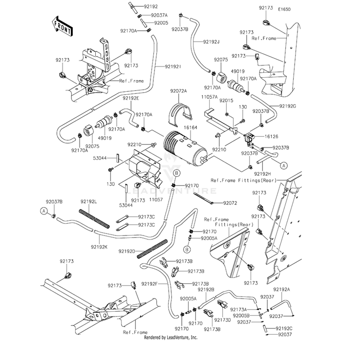 Bracket,Purge Valve by Kawasaki