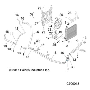 Bracket-Rad Mnt,Blk by Polaris 5260846-458 OEM Hardware P5260846-458 Off Road Express