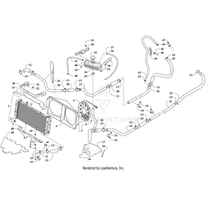 Bracket, Radiator - Lower By Arctic Cat 9506-214 OEM Hardware 9506-214 Off Road Express