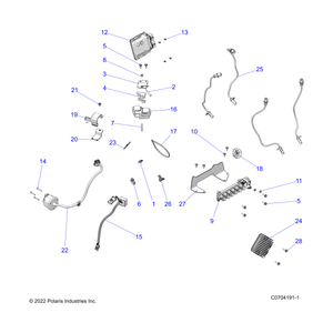 Bracket-Relay,Inner Mount,Blk by Polaris 5267577-458 OEM Hardware P5267577-458 Off Road Express