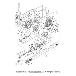 Bracket, RrAxle by Yamaha 2HC-F1981-02-00 OEM Hardware 2HC-F1981-02-00 Off Road Express