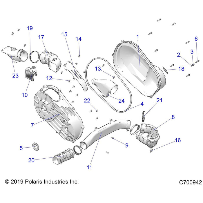 Bracket-Screen,Belt by Polaris