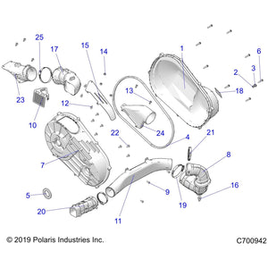 Bracket-Screen,Belt by Polaris 5270401 OEM Hardware P5270401 Off Road Express