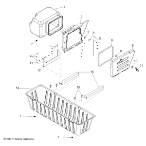 Bracket-Seat Support Front,Blk by Polaris 5252189-067 OEM Hardware P5252189-067 Off Road Express