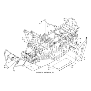 Bracket, Seat Support - Front - Left By Arctic Cat 5506-903 OEM Hardware 5506-903 Off Road Express