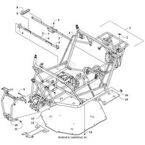 Bracket,Seat Support-Ptd Blk By Arctic Cat 5506-398 OEM Hardware 5506-398 Off Road Express