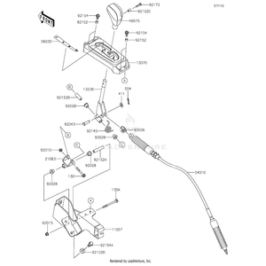 Bracket,Shift by Kawasaki 11057-1494 OEM Hardware 11057-1494 Off Road Express Peach St