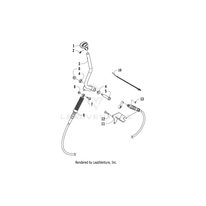 Bracket, Shift Cable By Arctic Cat