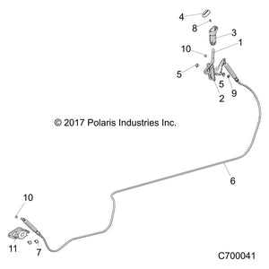 Bracket-Shift Cable by Polaris 5269975 OEM Hardware P5269975 Off Road Express