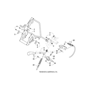 Bracket,Shift Cable Engine Mount-Blk-Ptd By Arctic Cat 2516-609 OEM Hardware 2516-609 Off Road Express