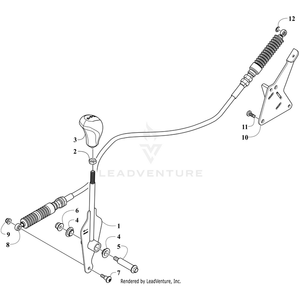 Bracket,Shift Cable Mnt-Weldt By Arctic Cat 0508-035 OEM Hardware 0508-035 Off Road Express