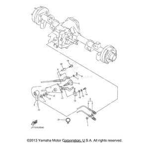 Bracket, Shift Wire by Yamaha JN3-G6372-00-00 OEM Hardware JN3-G6372-00-00 Off Road Express