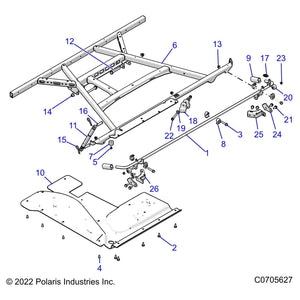 Bracket-Spacer,Lh,Ecoat by Polaris 5271905-329 OEM Hardware P5271905-329 Off Road Express