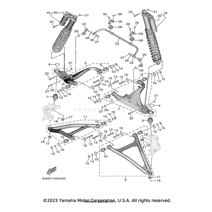 Bracket, Stabilizer Fr by Yamaha