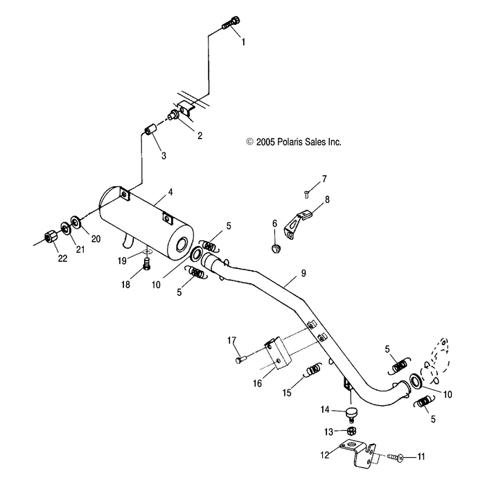 Bracket-Support,Side Panel,Right by Polaris