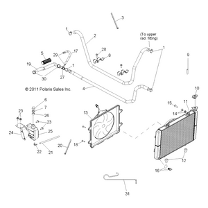 Bracket-Surge Tank,Blk by Polaris 5252305-329 OEM Hardware P5252305-329 Off Road Express