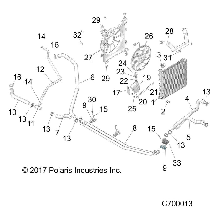 Bracket-Surge Tank by Polaris