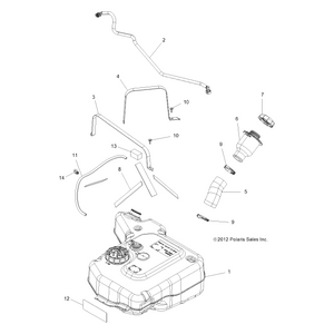 Bracket-Tank,Strap,Inside by Polaris 5255195 OEM Hardware P5255195 Off Road Express