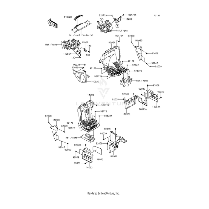 Bracket,Throttle Peda by Kawasaki