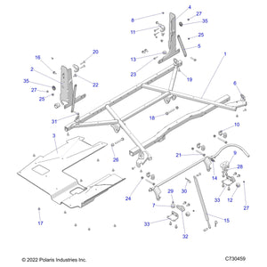 Bracket-Tie Down by Polaris 5271482 OEM Hardware P5271482 Off Road Express