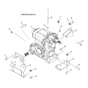 Bracket-Tranny Mnt,Rear by Polaris 5252521 OEM Hardware P5252521 Off Road Express