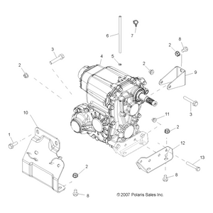 Bracket-Tranny Mnt,Rear by Polaris 5252898 OEM Hardware P5252898 Off Road Express