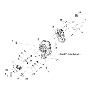 Bracket-Transmission Mnt by Polaris 5252611 OEM Hardware P5252611 Off Road Express