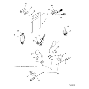 Bracket-Turn,Signal,Frgr,Lh,M.Blk by Polaris 5260693-458 OEM Hardware P5260693-458 Off Road Express