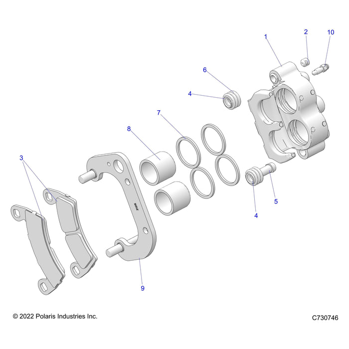 Brake Caliper Assembly by Polaris