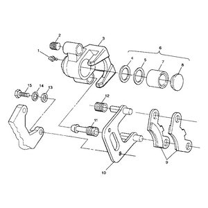 Brake Caliper, Front, Left by Polaris 1910234 OEM Hardware P1910234 Off Road Express