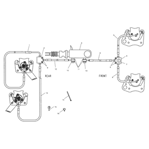 Brake Cross Fitting by Polaris 7052316 OEM Hardware P7052316 Off Road Express