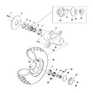 Brake Disc by Polaris 5211326 OEM Hardware P5211326 Off Road Express