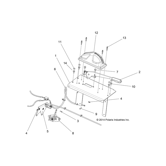 Brake Pad And Shims Kit by Polaris