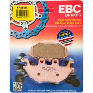 Brake Pad by EBC FA686R Brake Pads 15-686R Western Powersports