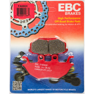 Brake Pad by EBC FA686X Brake Pads 15-686X Western Powersports