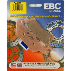 Brake Pads by EBC FA617R Brake Pads 15-617R Western Powersports