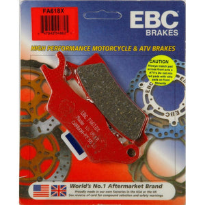 Brake Pads by EBC FA618X Brake Pads 15-618X Western Powersports