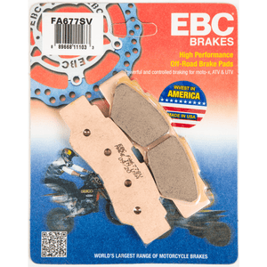 Brake Pads by EBC FA677SV Brake Pads 15-677S Western Powersports