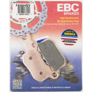 Brake Pads by EBC FA684SV Brake Pads 15-684S Western Powersports