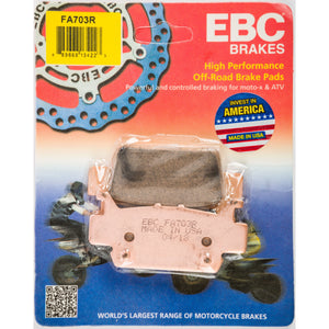 Brake Pads by EBC FA703R Brake Pads 15-703R Western Powersports