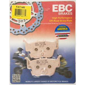 Brake Pads by EBC FA714R Brake Pads 15-714R Western Powersports