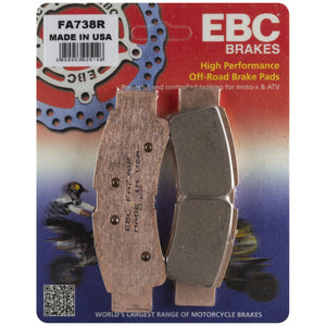 Brake Pads by EBC FA738R Brake Pads 15-738R Western Powersports