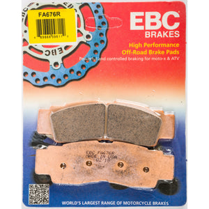 Brake Pads H-Series Front Right by EBC FA676R Brake Pads 15-676R Western Powersports