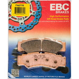 Brake Pads H-Series Rear by EBC FA677R Brake Pads 15-677R Western Powersports