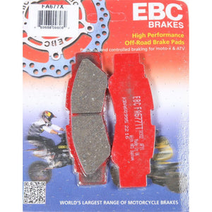 Brake Pads Rear by EBC FA677X Brake Pads 15-677X Western Powersports