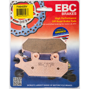 Brake Pads Sv Severe Duty Sintered by EBC FA642SV Brake Pads 15-642S Western Powersports